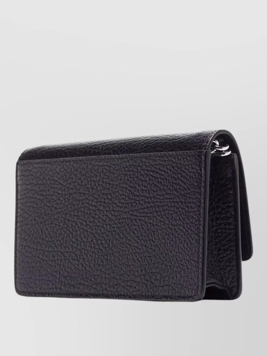 Maison Margiela Leather Wallet On Chain