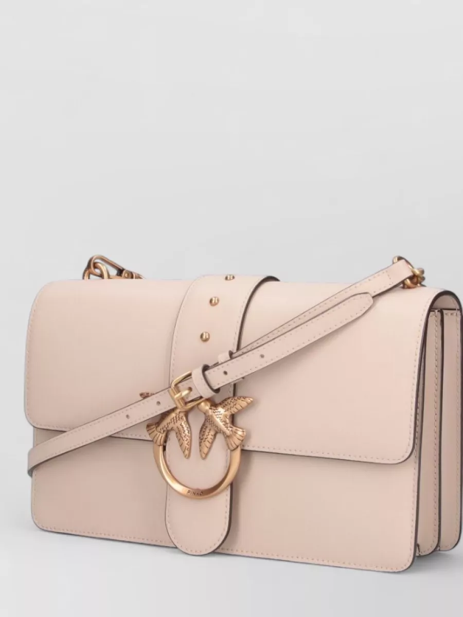 Pinko Love Bag One Medium Leather Shoulder Bag