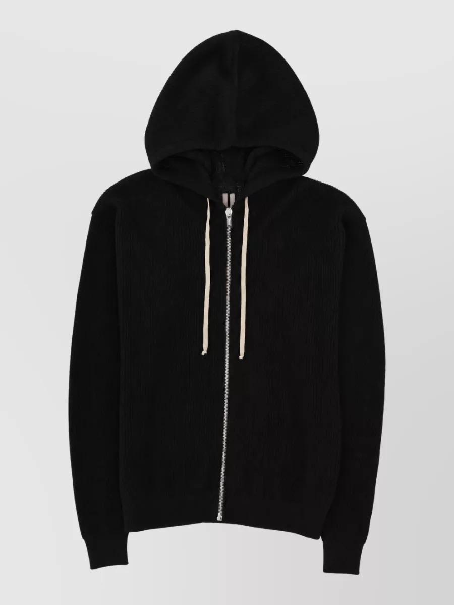 Rick Owens Wool Hooded Jacket