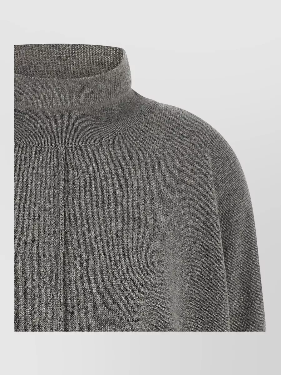 Alberta Ferretti Cashmere Oversized High Neck Sweater