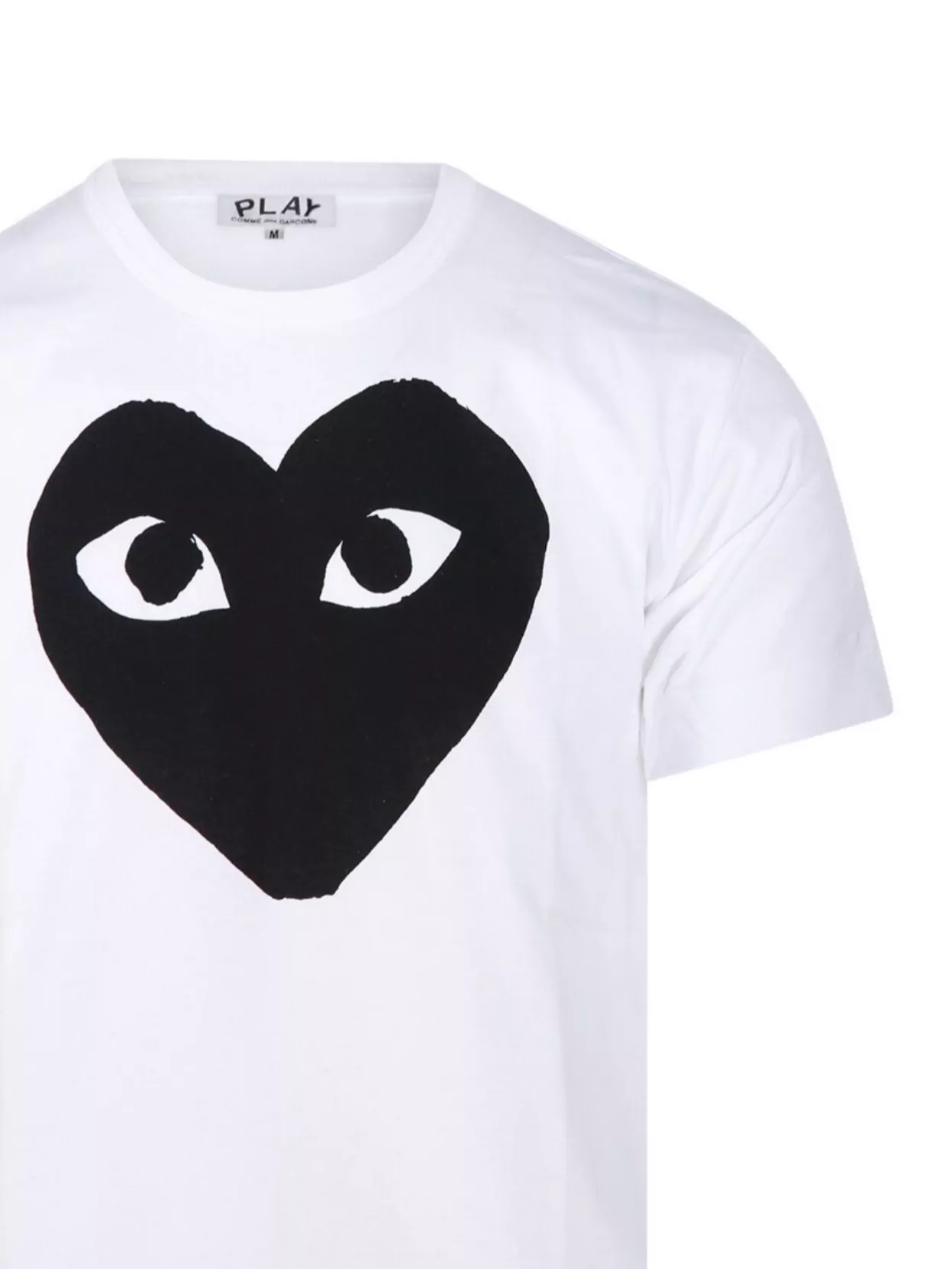Comme Des Garçons Play Graphic Print Crew Neck Short Sleeve T-Shirt