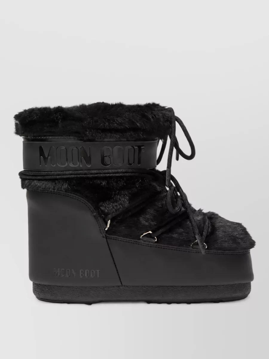 Moon Boot faux fur boots