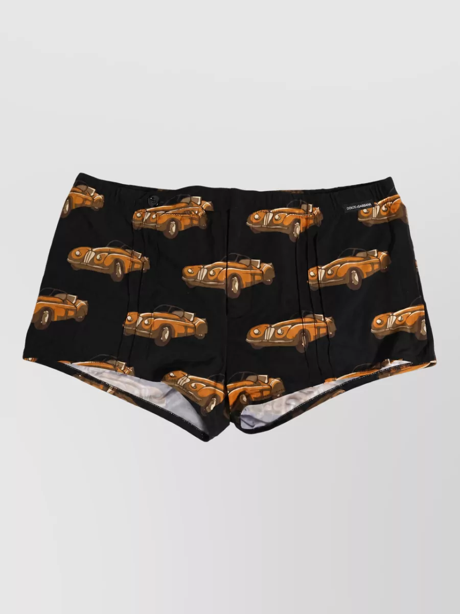 Dolce&Gabbana printed swim trunks
