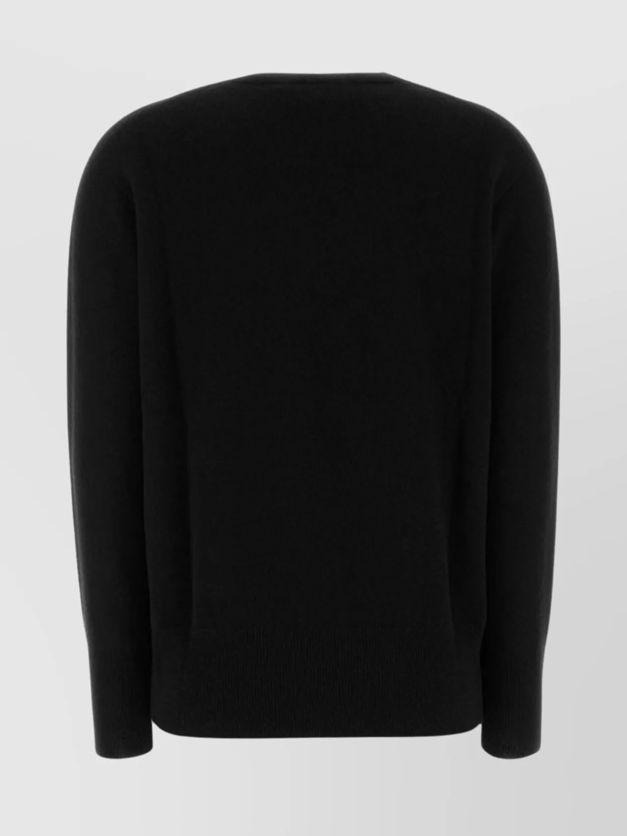 The Row Oversized Cashmere Leilani Sweater With Crew Neck In Black