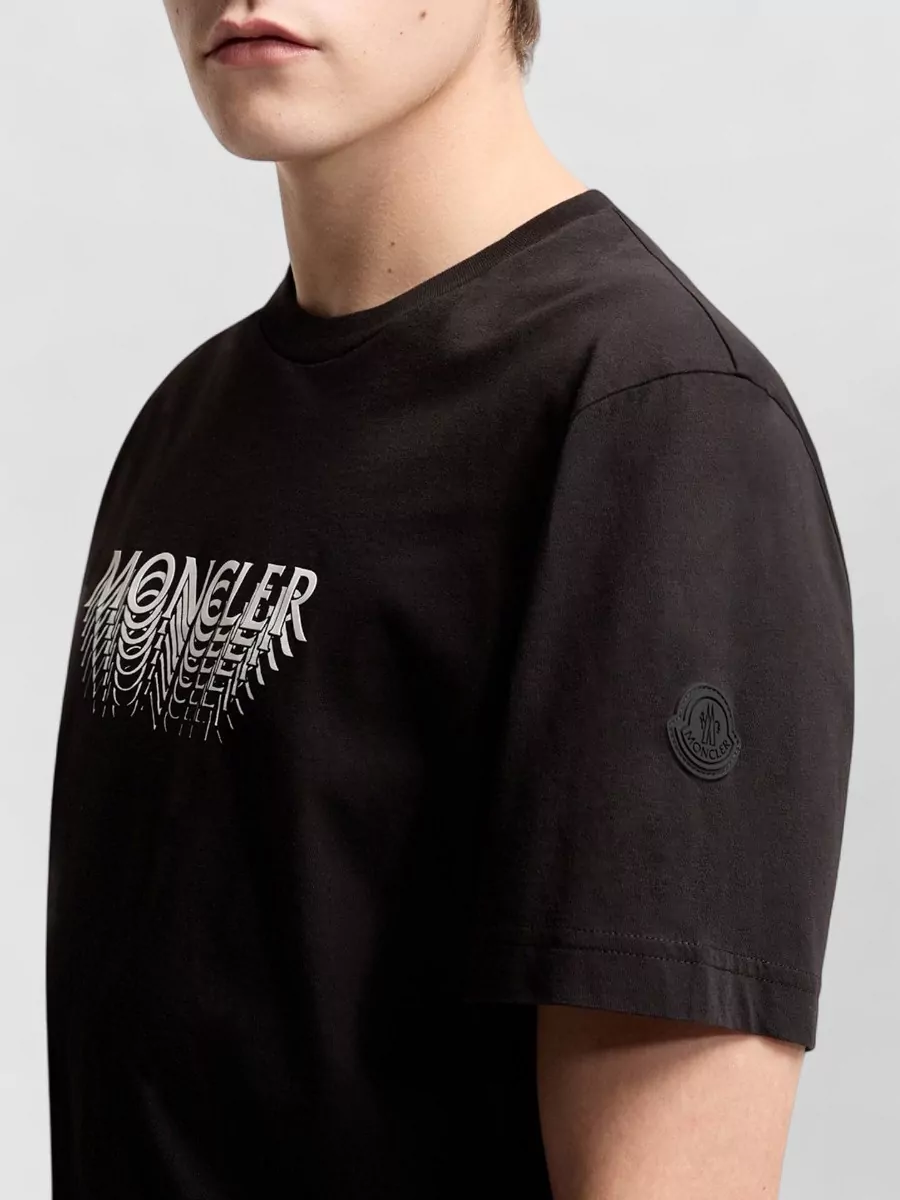 Moncler Logo Crew Neck T-Shirt Short Sleeves