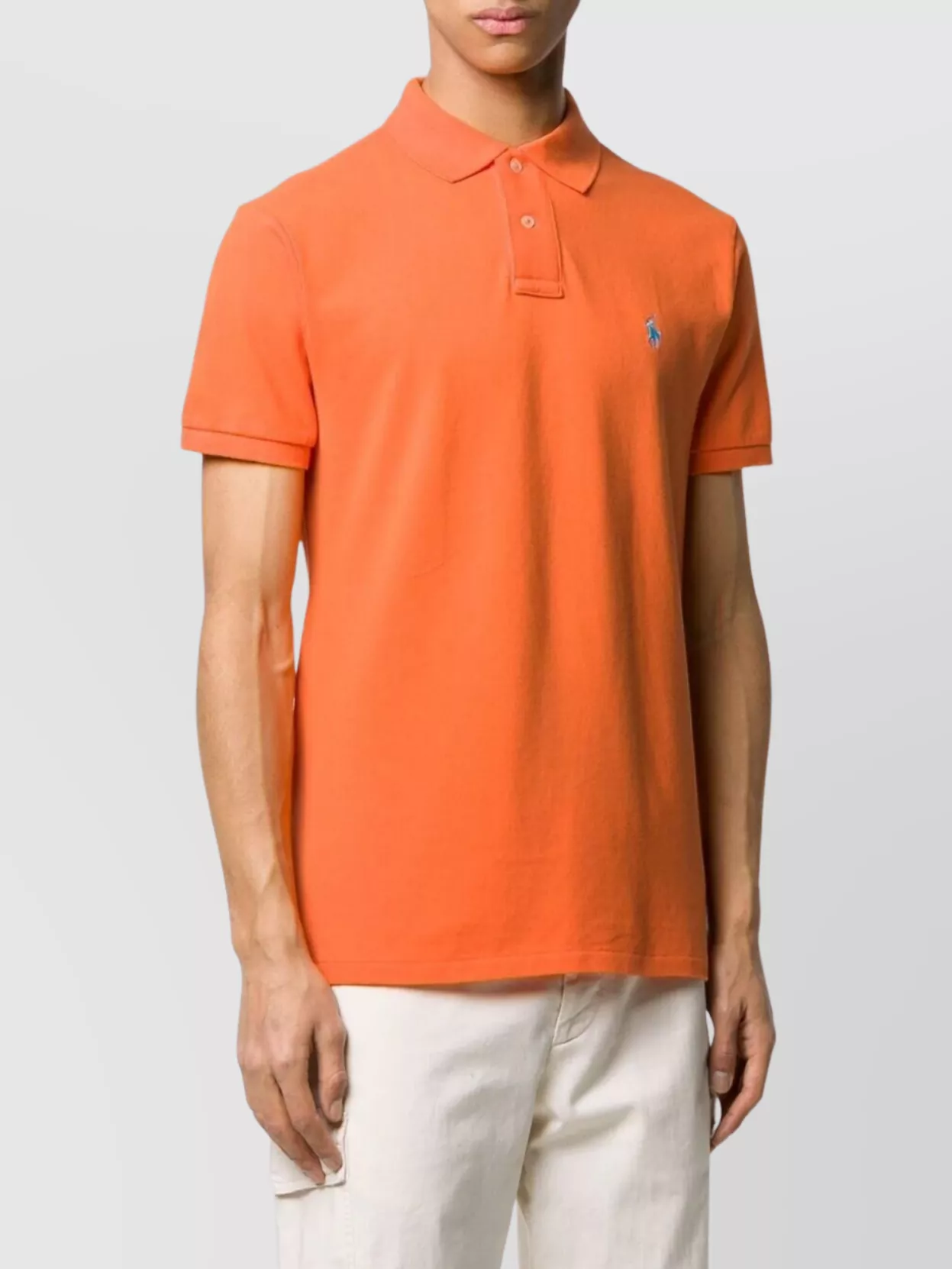 Ralph Lauren Polo Shirt With Short Sleeves And Collar