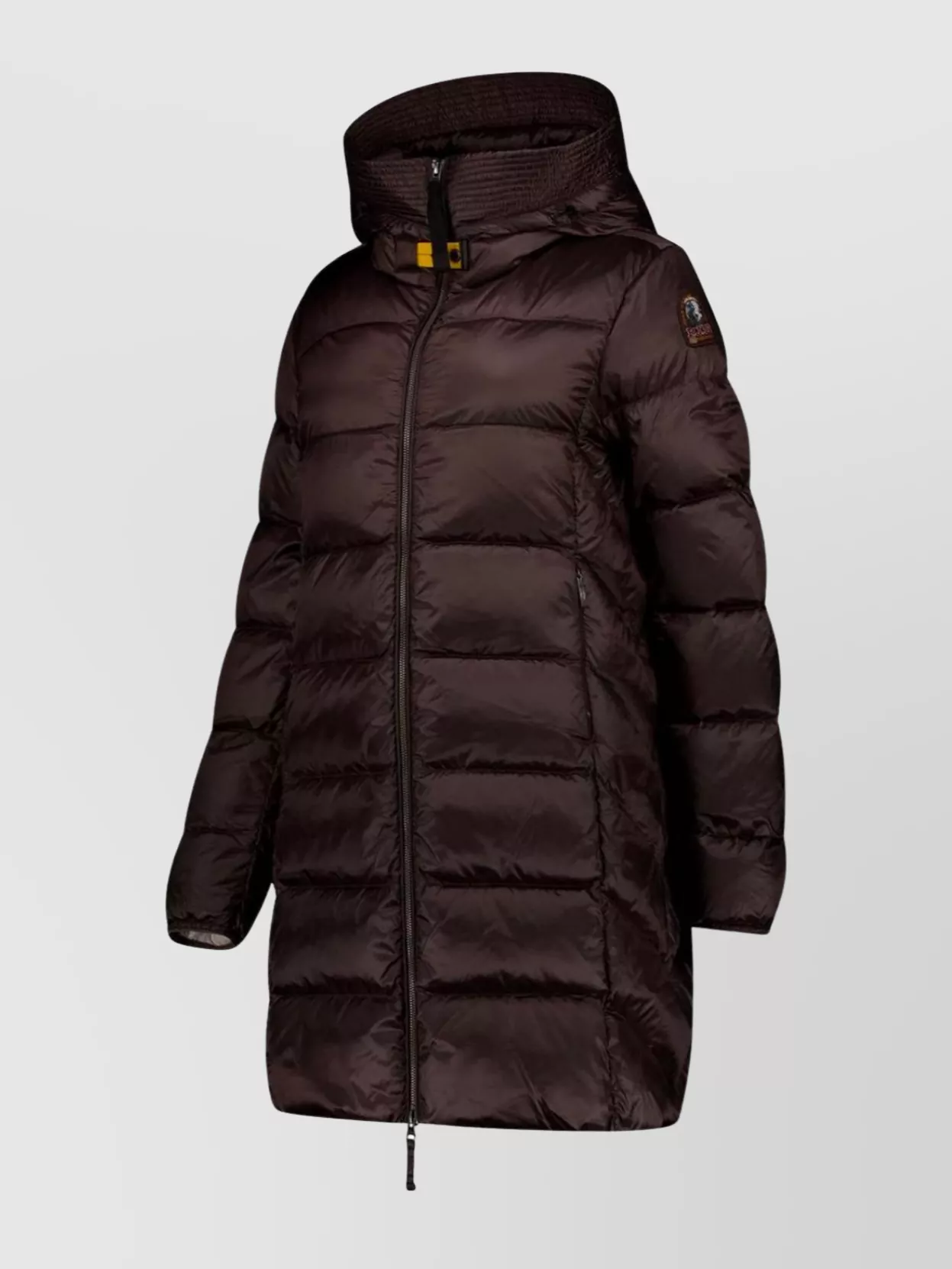 Parajumpers Long Quilted Down Jacket And Hood