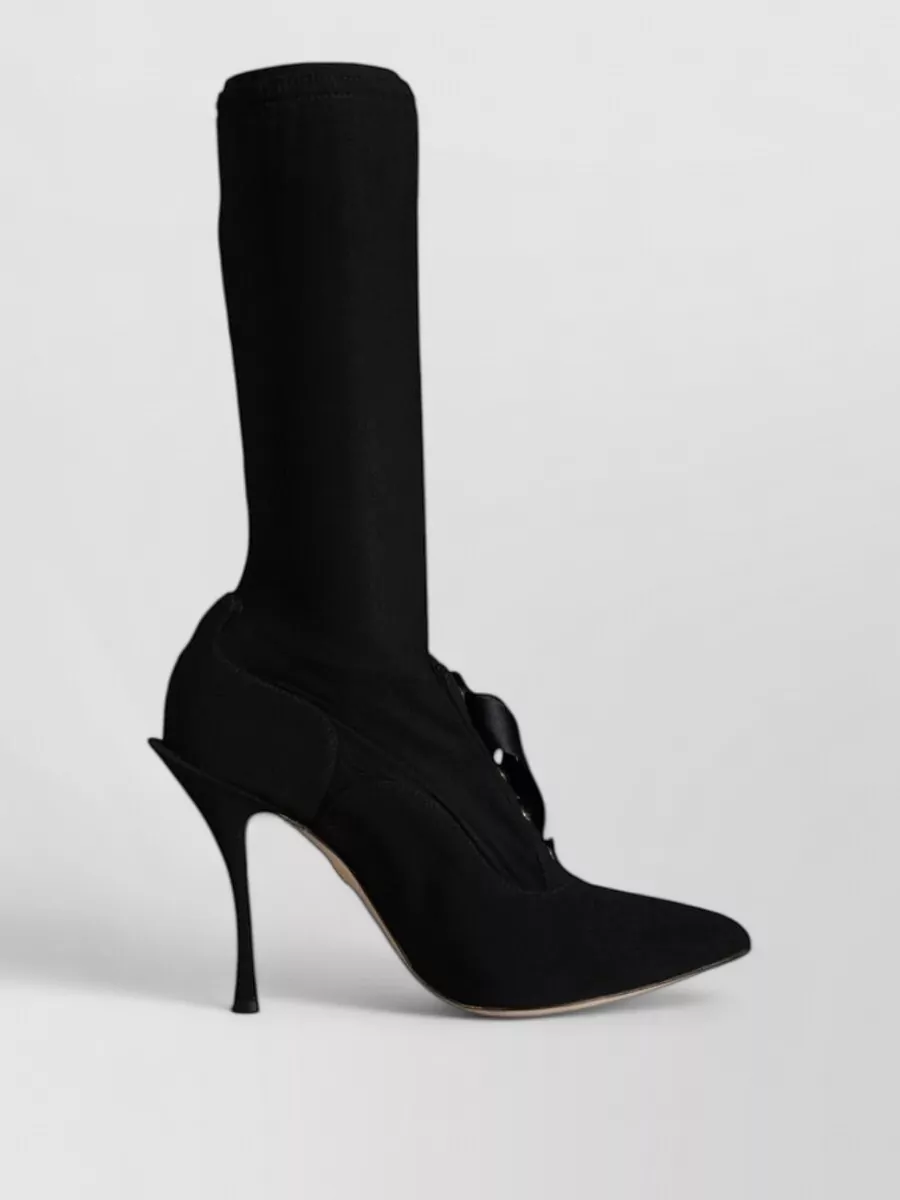 Dolce&Gabbana Mid Calf Stiletto Sock Boots