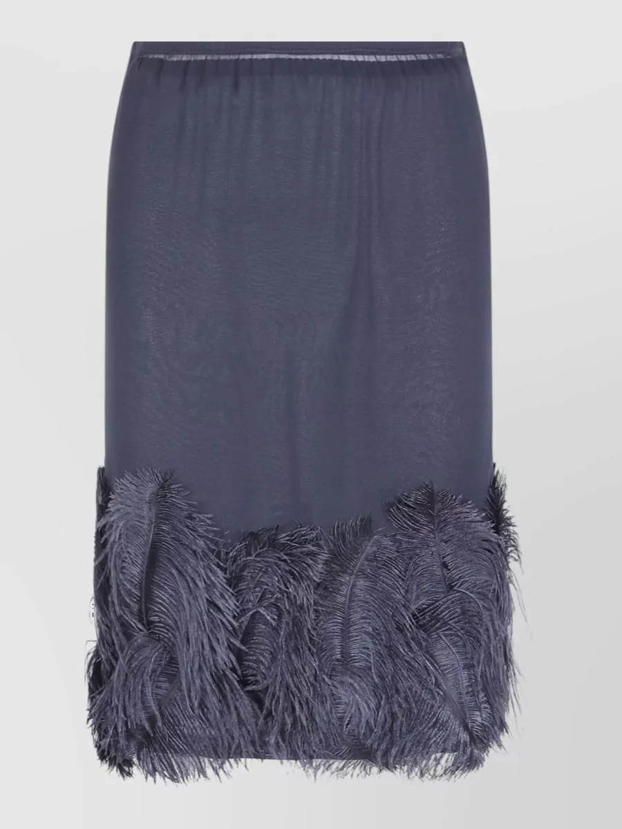 Semicouture silk pencil skirt