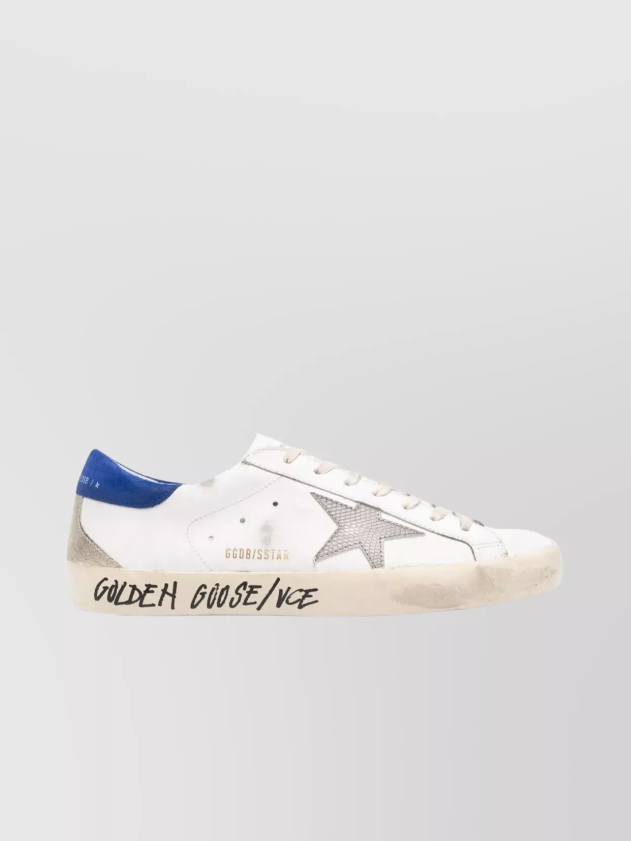 Shop Golden Goose Leather Star Patch Sneakers