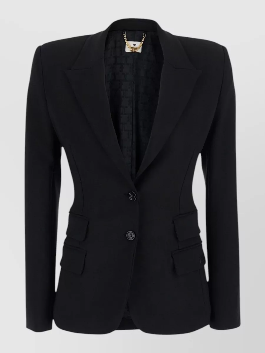Elisabetta Franchi single-breasted tailored blazer