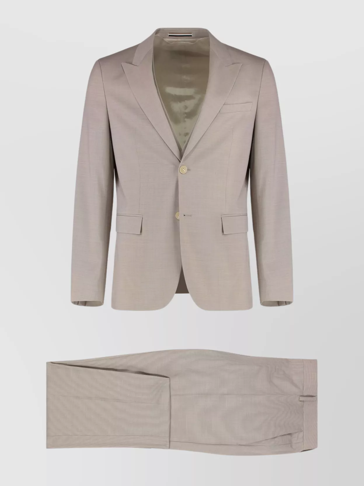 Boss Stretch Wool Three-Piece Suit