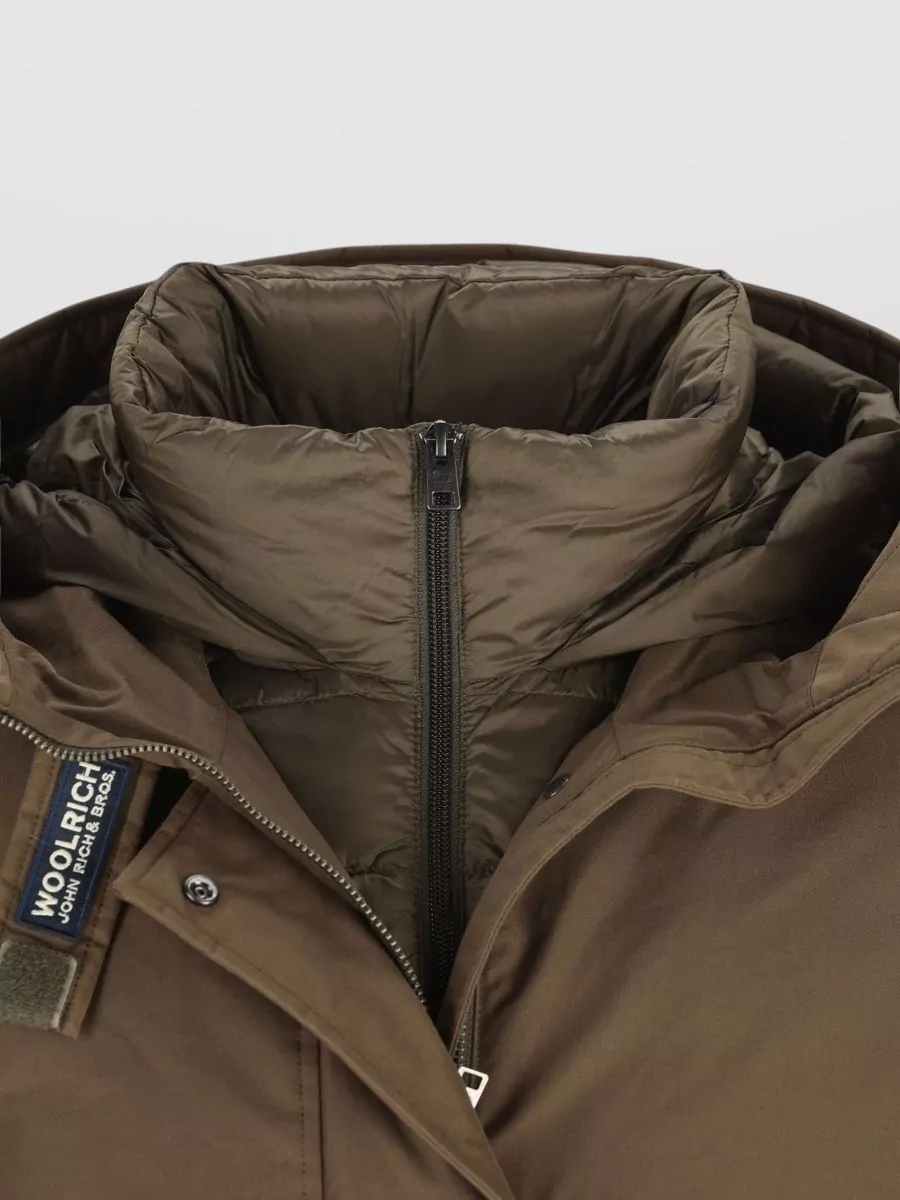 Woolrich Down Longline Hooded Puffer Parka