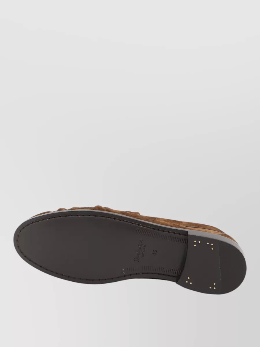 Saint Laurent Leather Loafers
