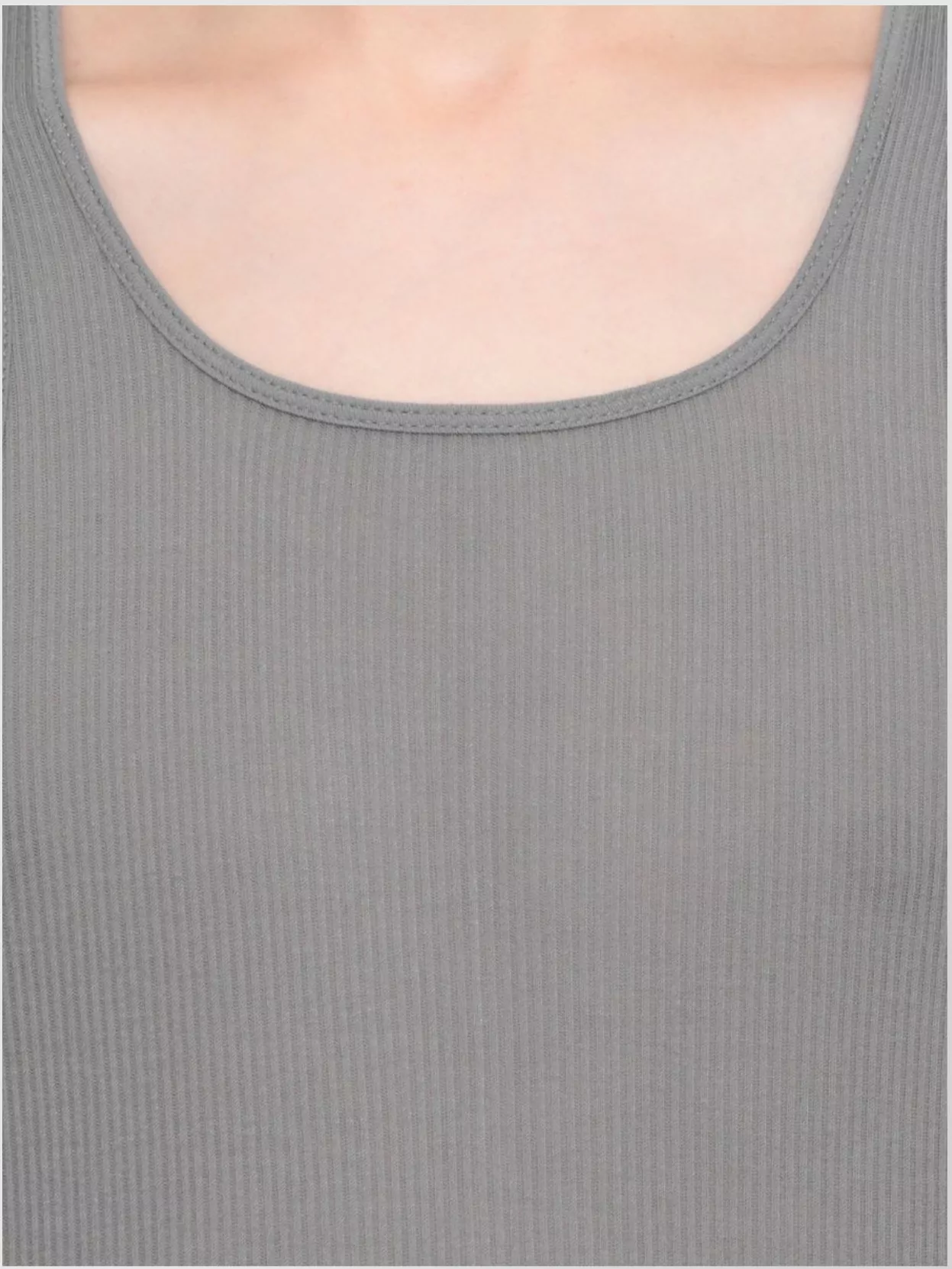 Rick Owens Asymmetric Sleeveless Top Scoop Neckline