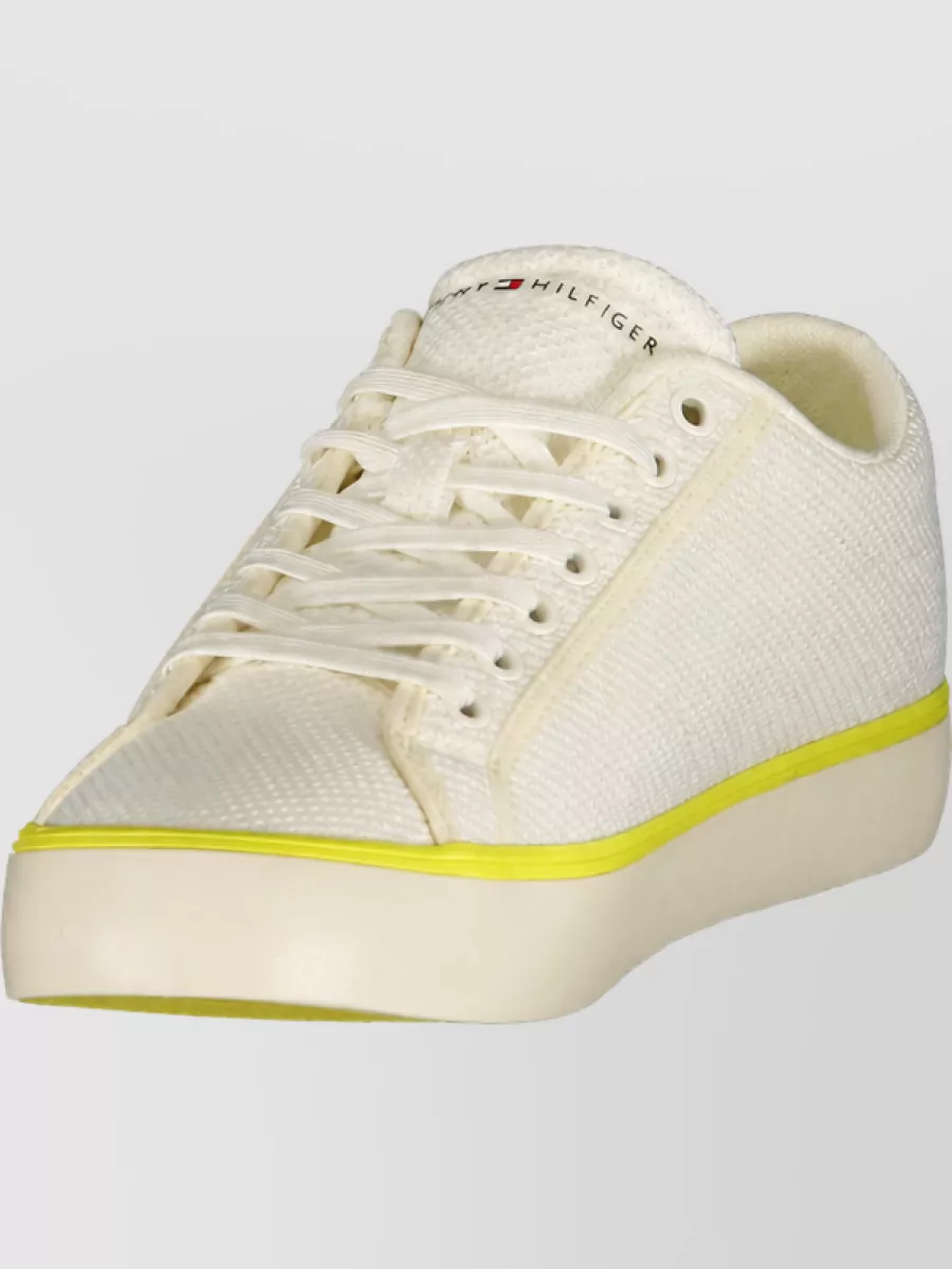 Tommy Hilfiger Leather Lace-Up Sneakers