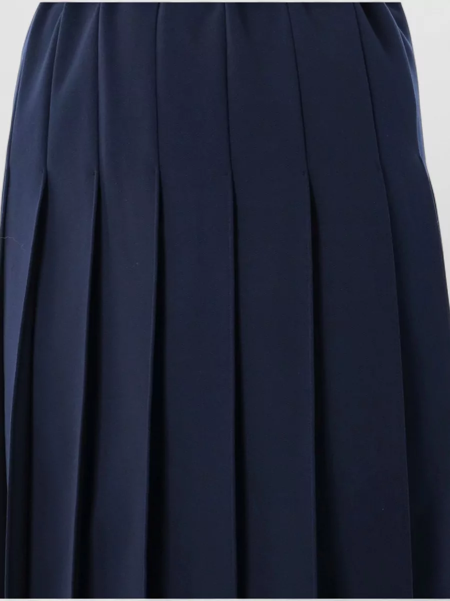 Comme Des Garçons Pleated Midi Skirt