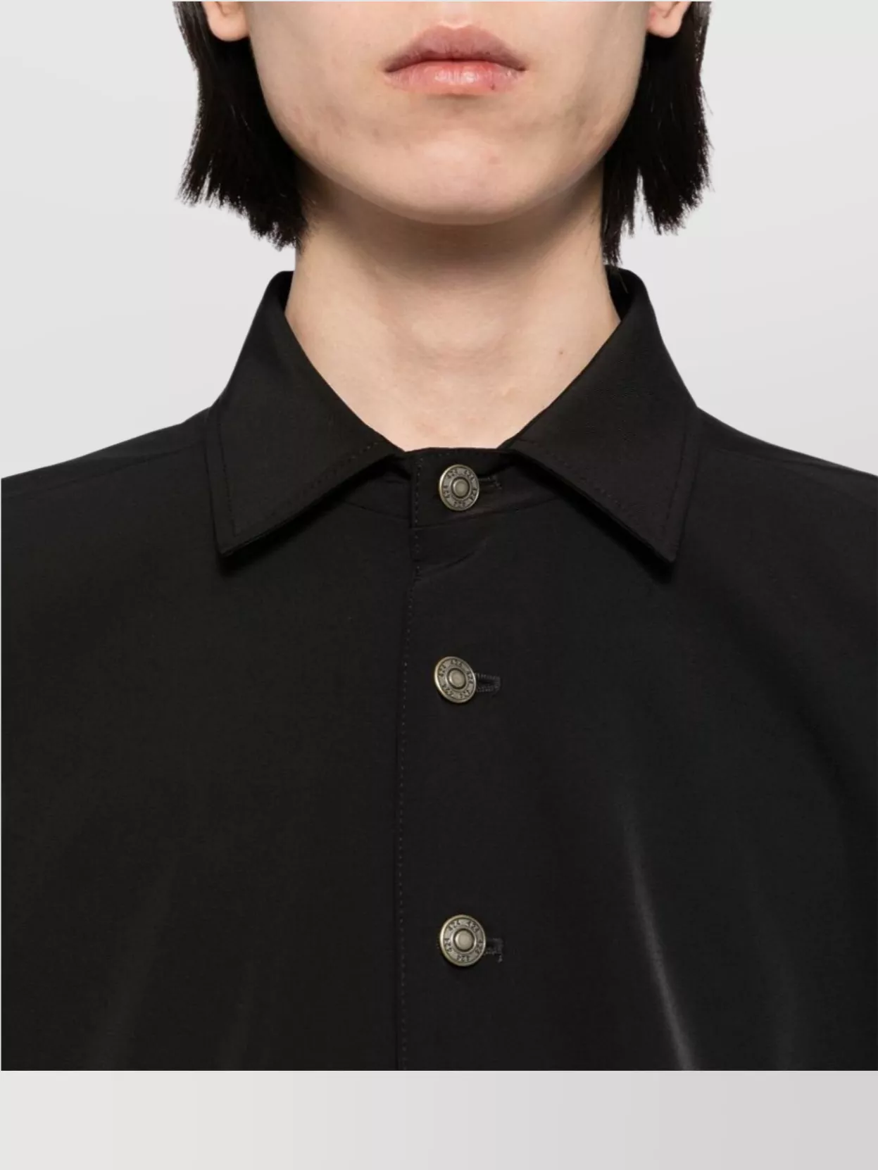 424 LOGO SHIRT BOX-PLEAT DETAIL