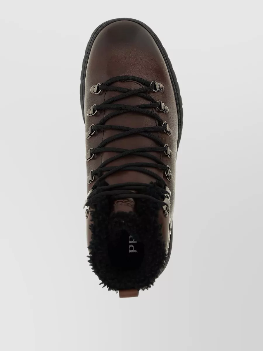 Prada Leather Ankle Boots