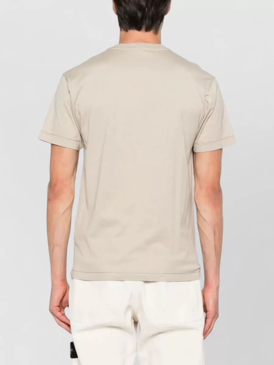 Stone Island Slim Fit Cotton Jersey Compass Patch T Shirt