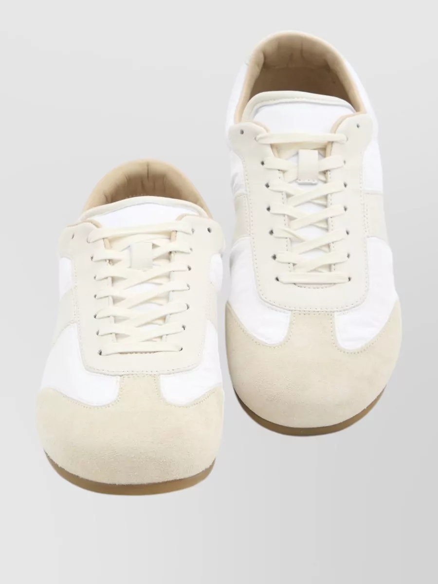 Lemaire Soft Runner Sneakers Low Profile Design In Neutral