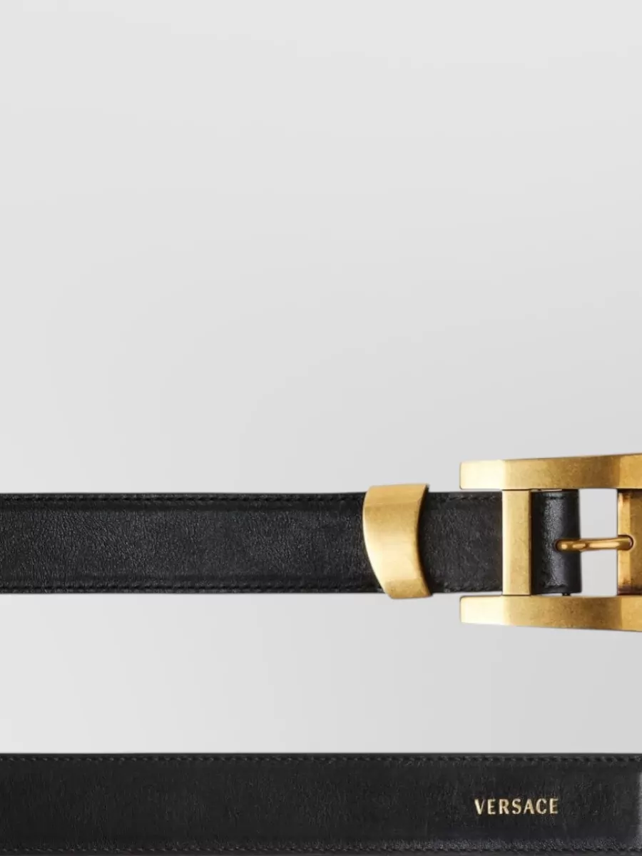 Versace Calf Leather Belt