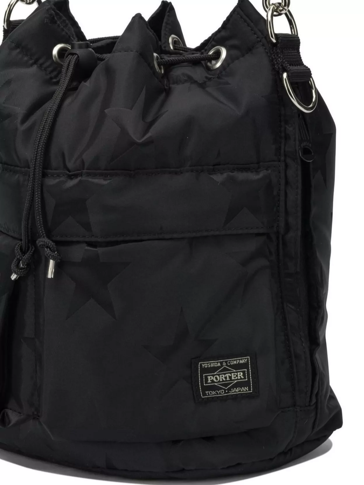 Porter Yoshida Star Pattern Crossbody Messenger Bag
