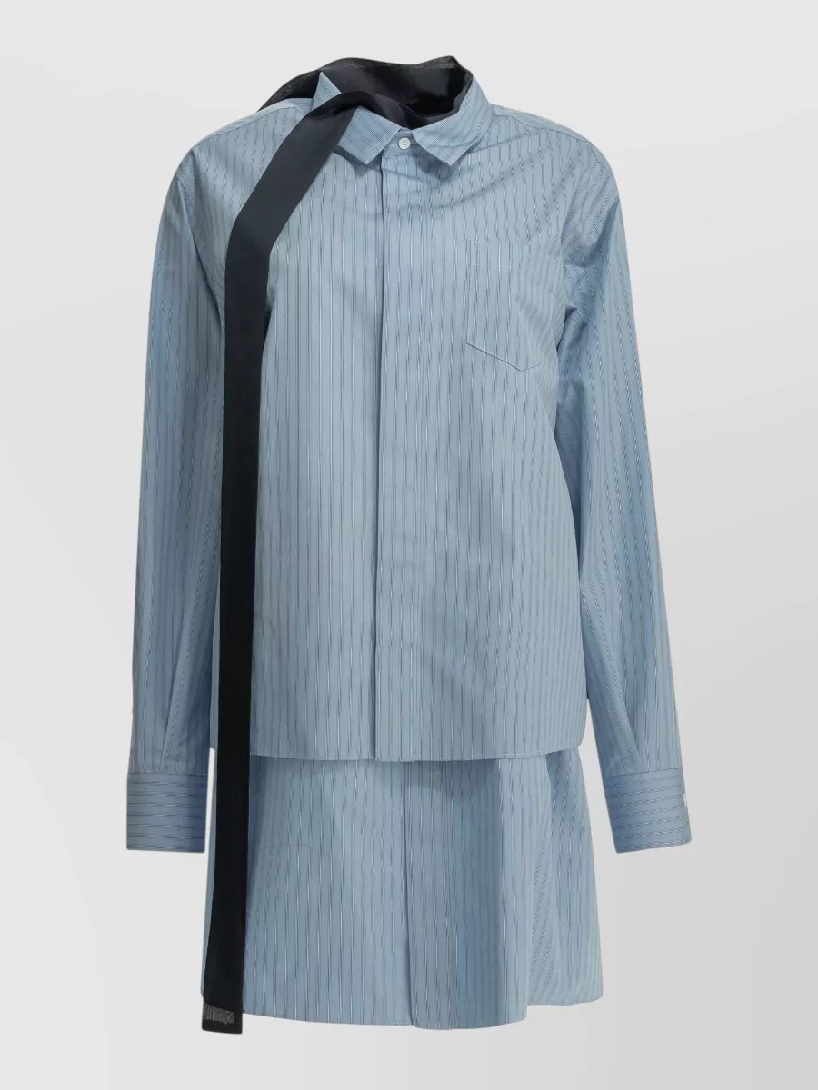Sacai short shirt dress