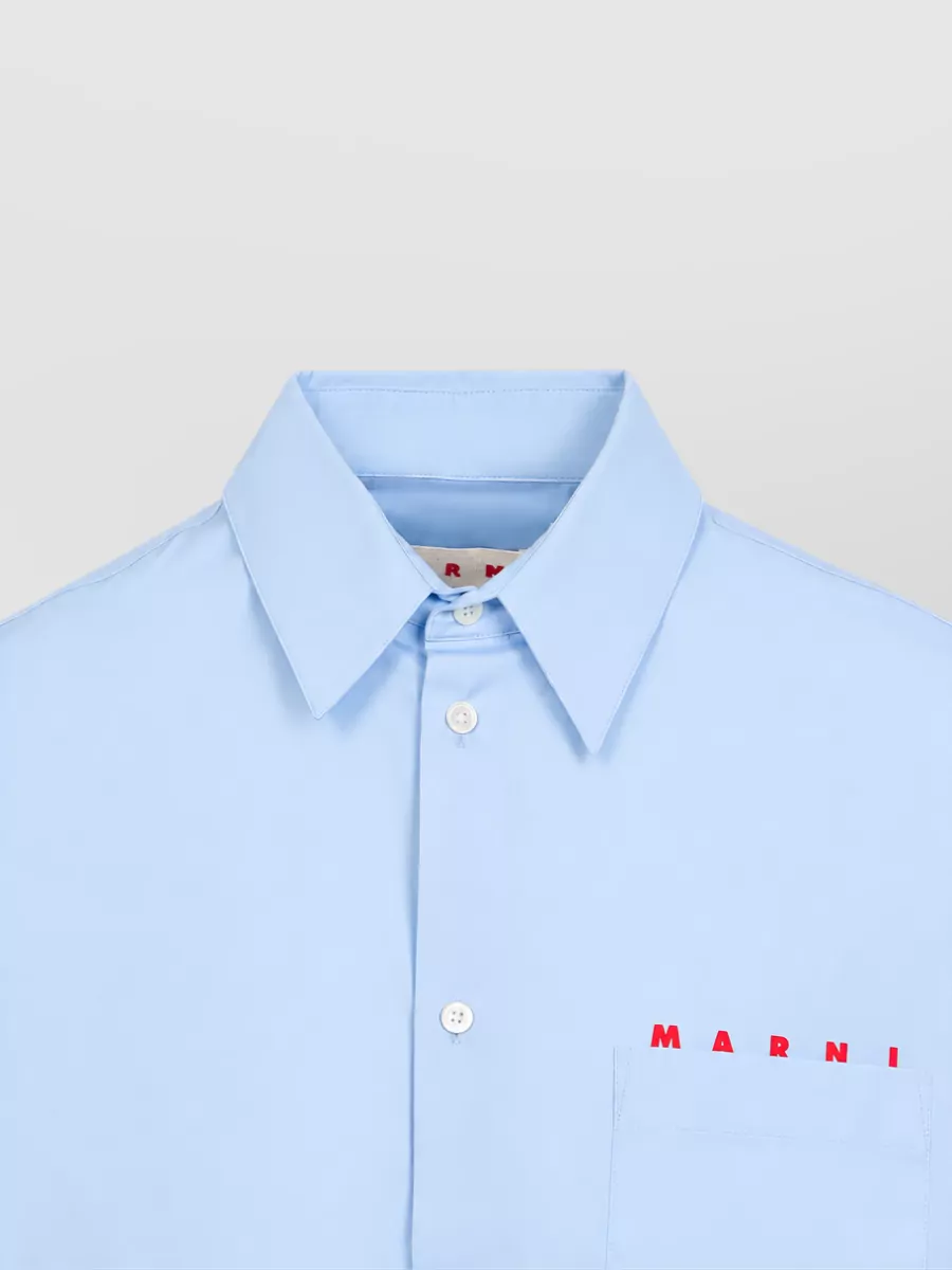 Marni Cotton Boxy-Fit Long-Sleeve Shirt