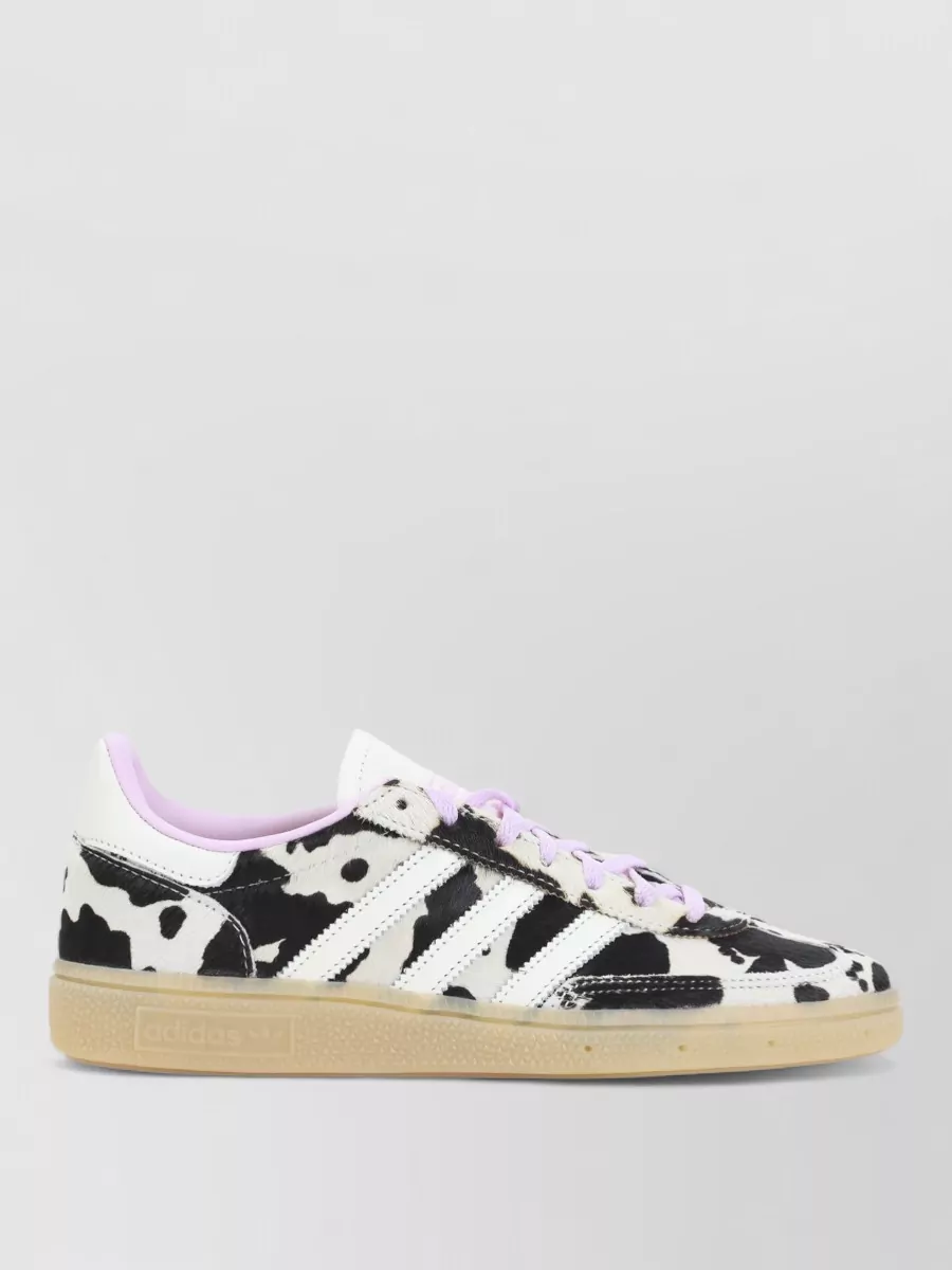 Adidas Calf Hair Leather Low-Top Sneakers