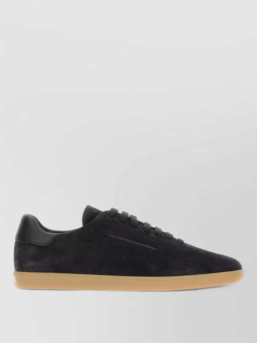 Zegna Suede Leather Sneakers