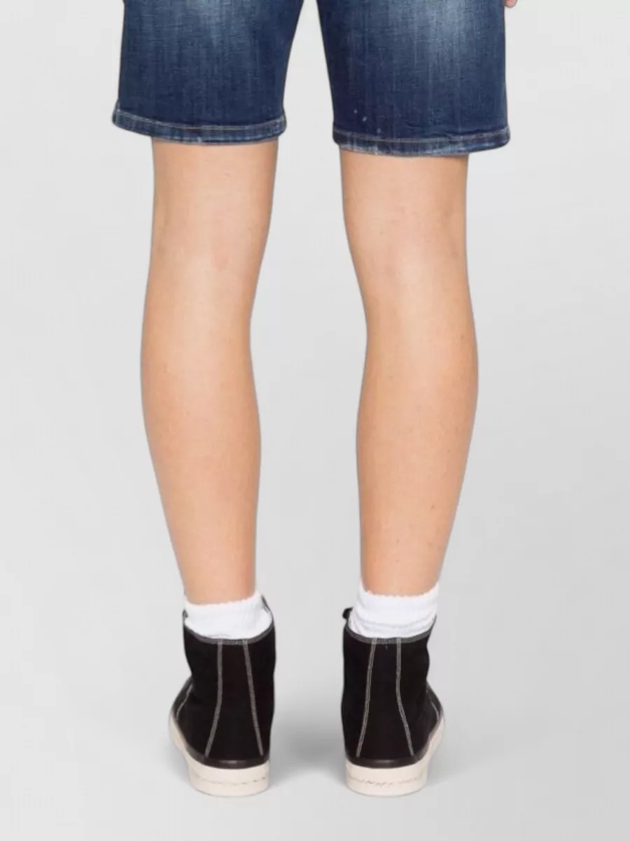 Dsquared2 Distressed Denim Shorts