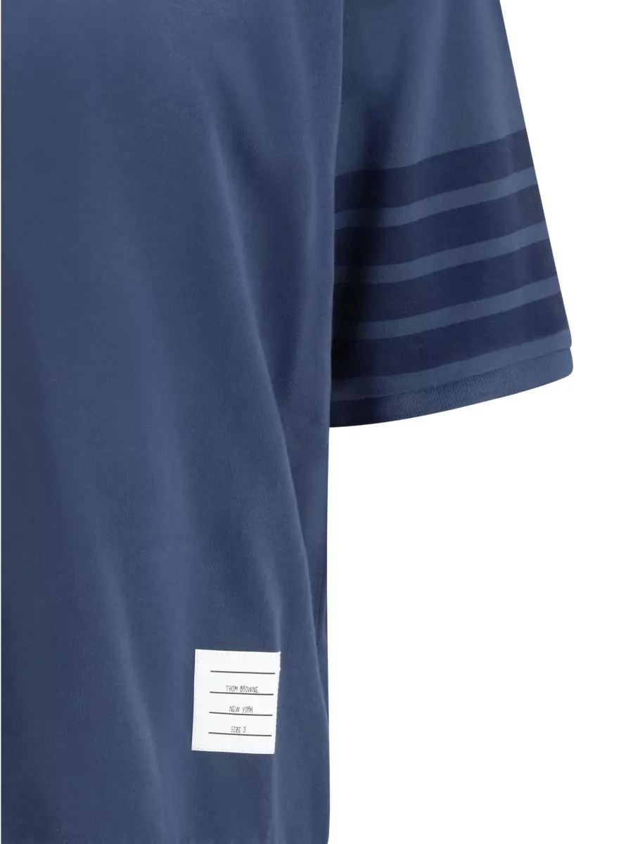Thom Browne 4-Bar Cotton T-Shirt