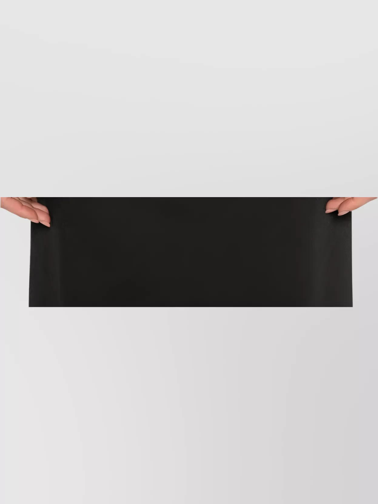 Alberta Ferretti Draped Wrap Midi Skirt With Button Detail In Black