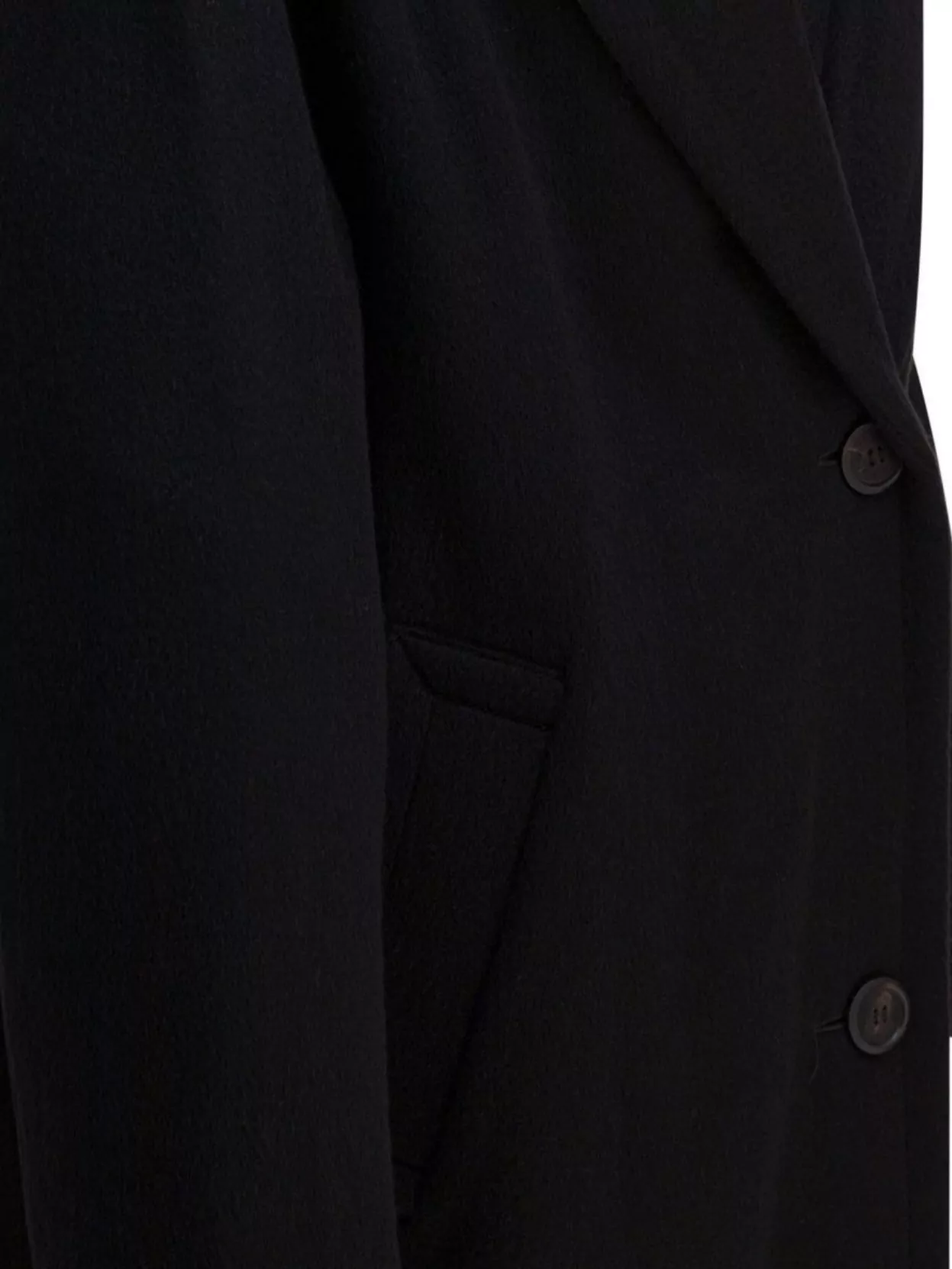 Golden Goose Single-Breasted Cocoon Coat Long Sleeves