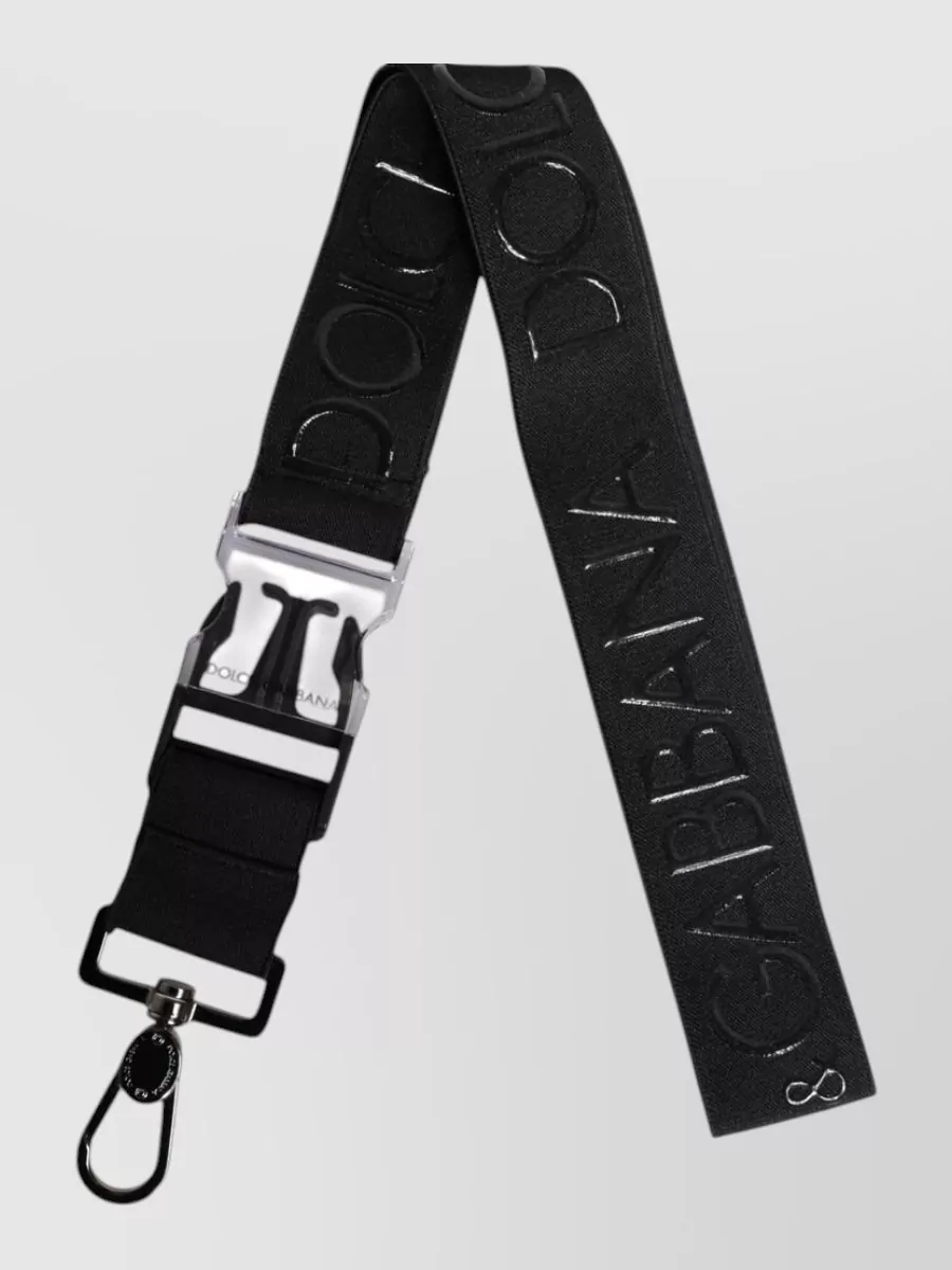 Dolce&Gabbana rubberised logo keychain
