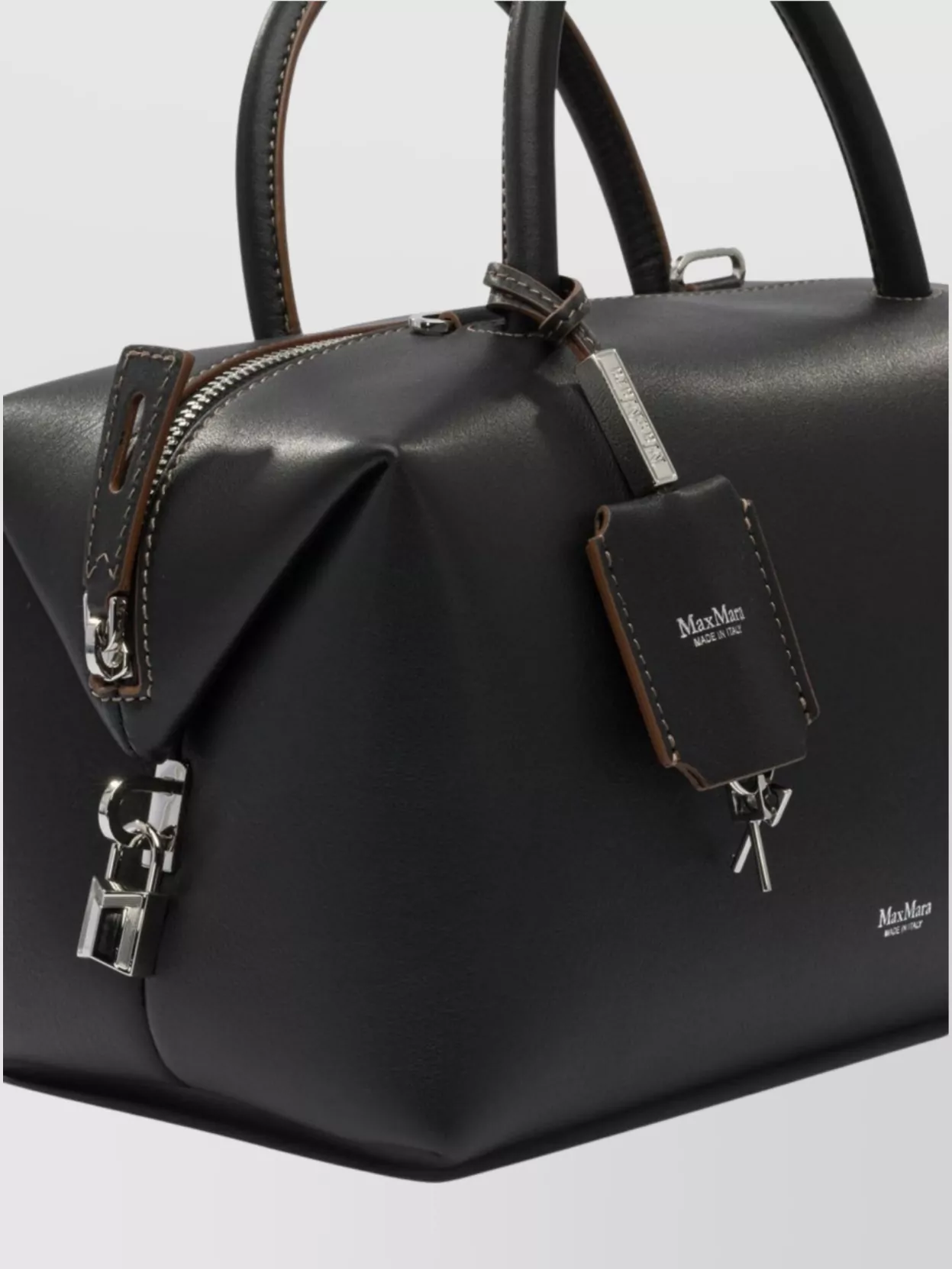 Max Mara Handle Strap Metal Cross-Body Bag