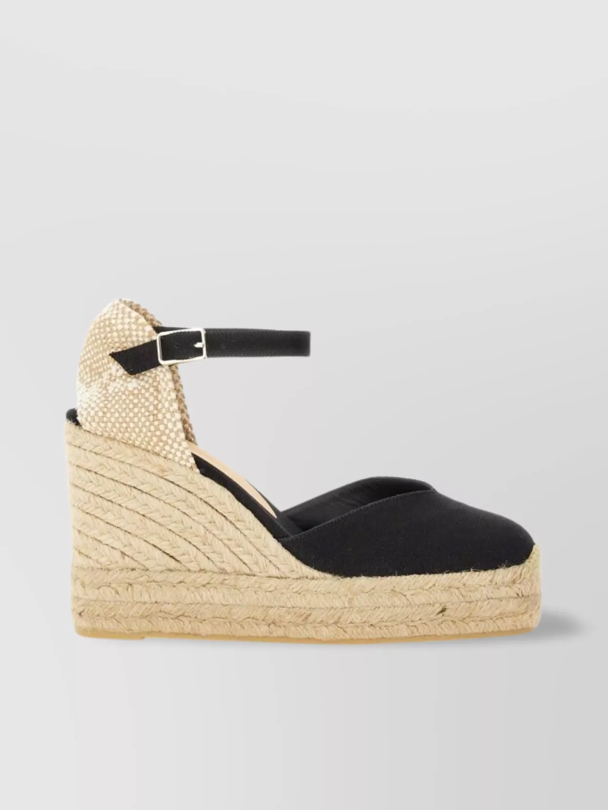 Castaner "Chiarita" Espadrille Wedge Heel Buckle Detail