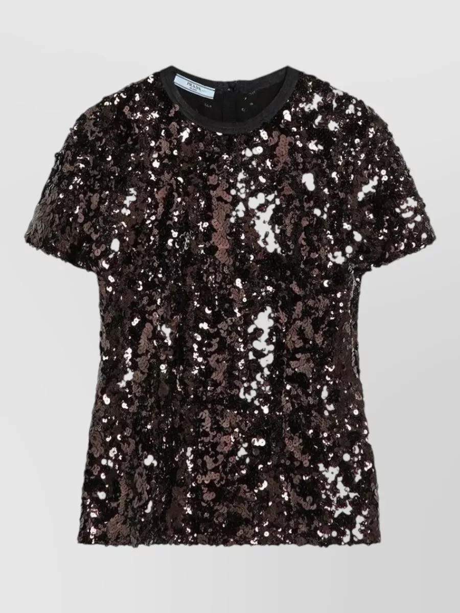 Prada sequin blouse