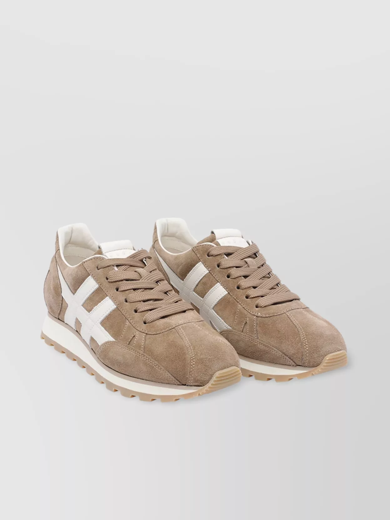 Hogan Low Top Sneakers Round Toe