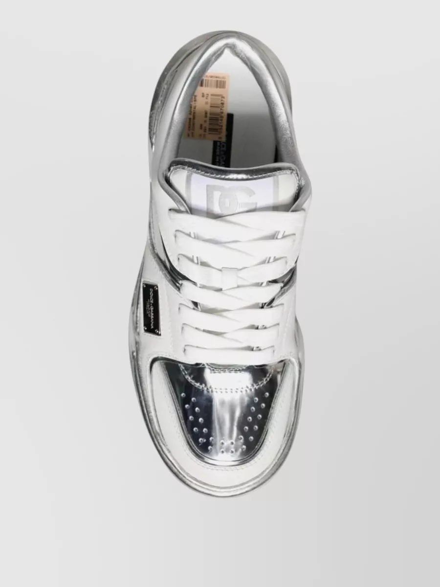 Dolce&Gabbana Leather Low-Top Sneakers