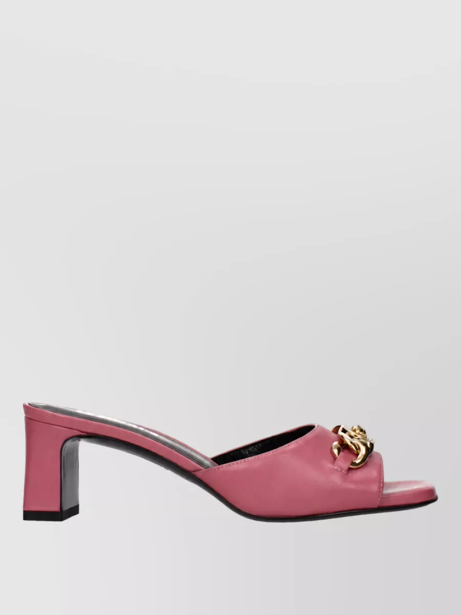 Versace Leather Mules