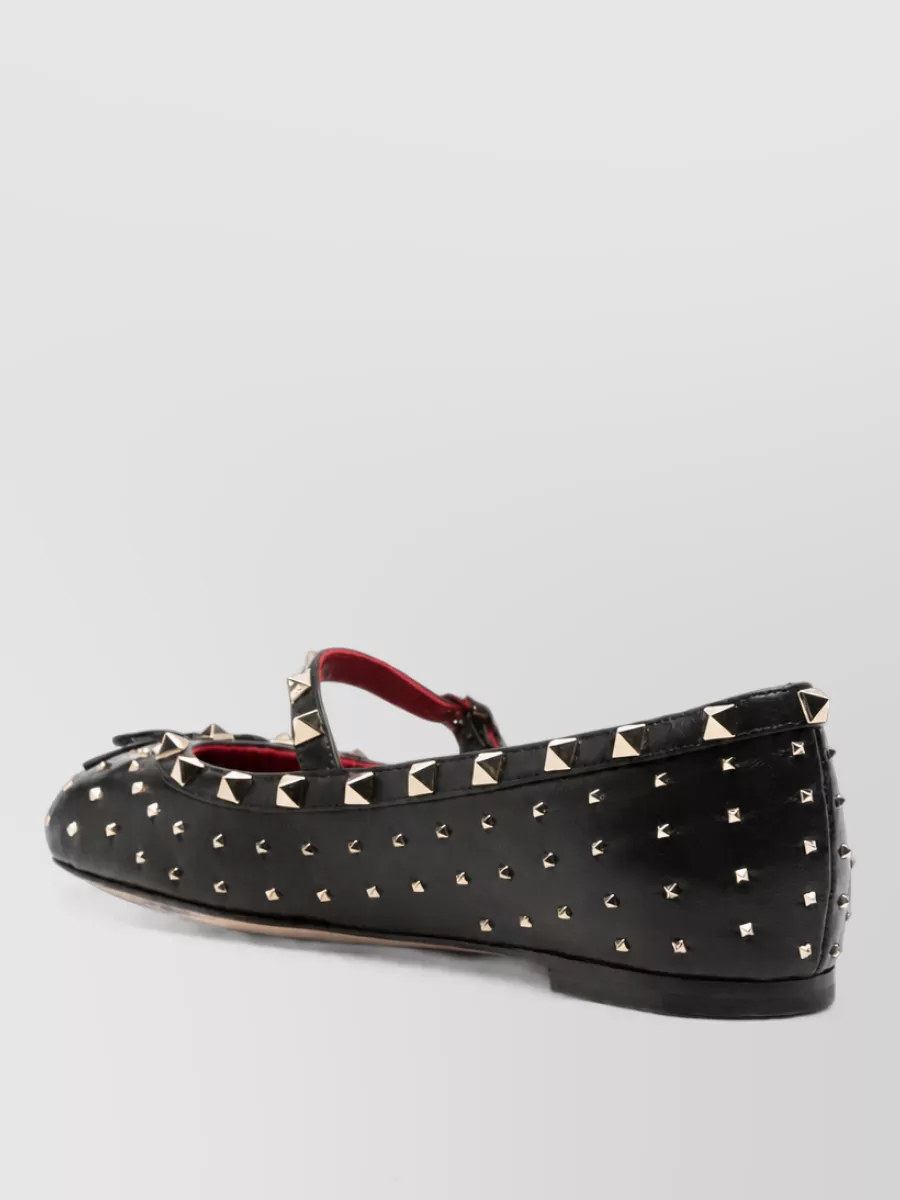 Valentino Garavani Leather Ballet Flats