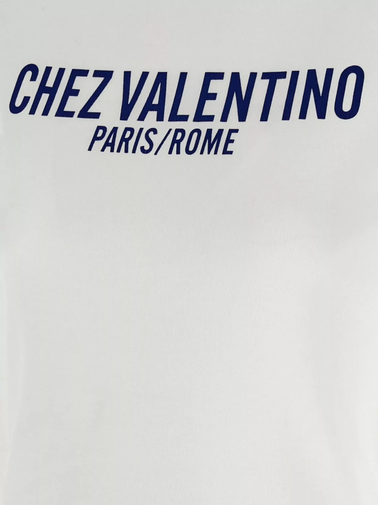 Valentino Womens Regular-fit Brand-print Cotton-jersey T-shirt Avorio Blu Elettrico