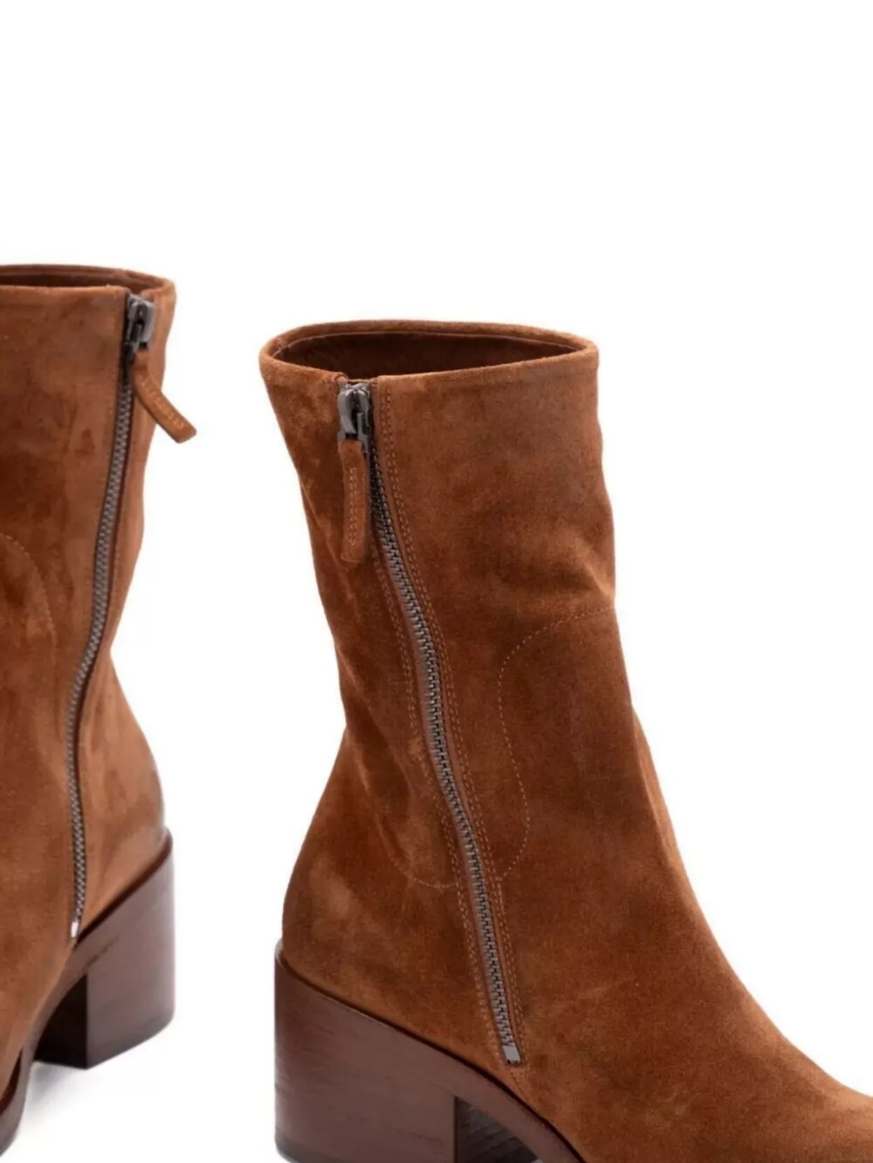 Marsell Suede Block Heel Ankle Boots