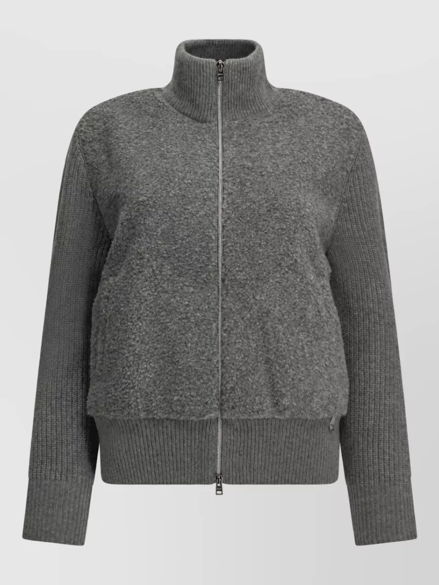 Herno wool zip-up jacket