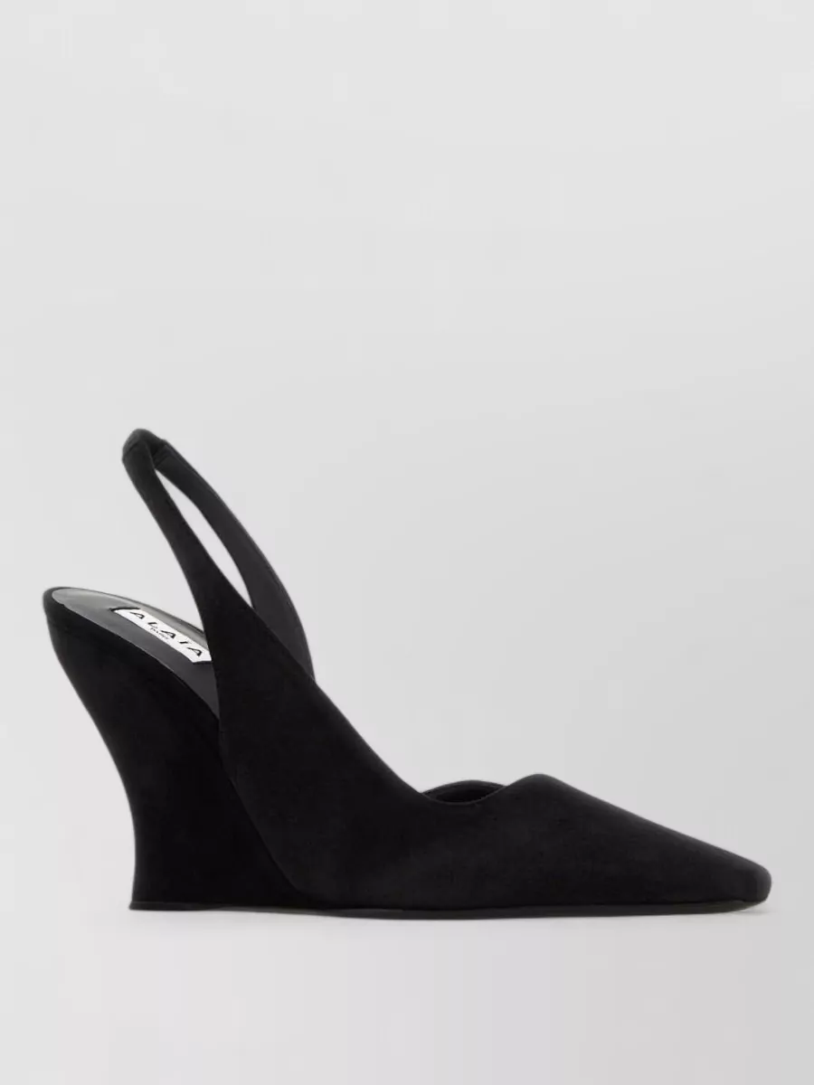Alaïa suede mules