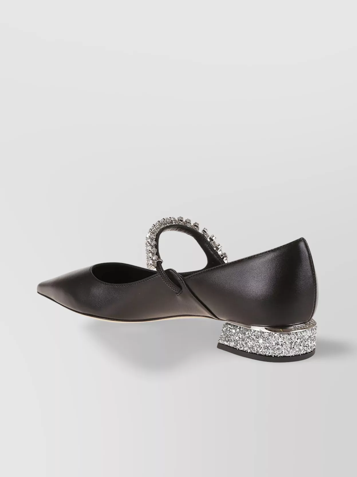 Jimmy Choo Crystal Strap Pump Flat