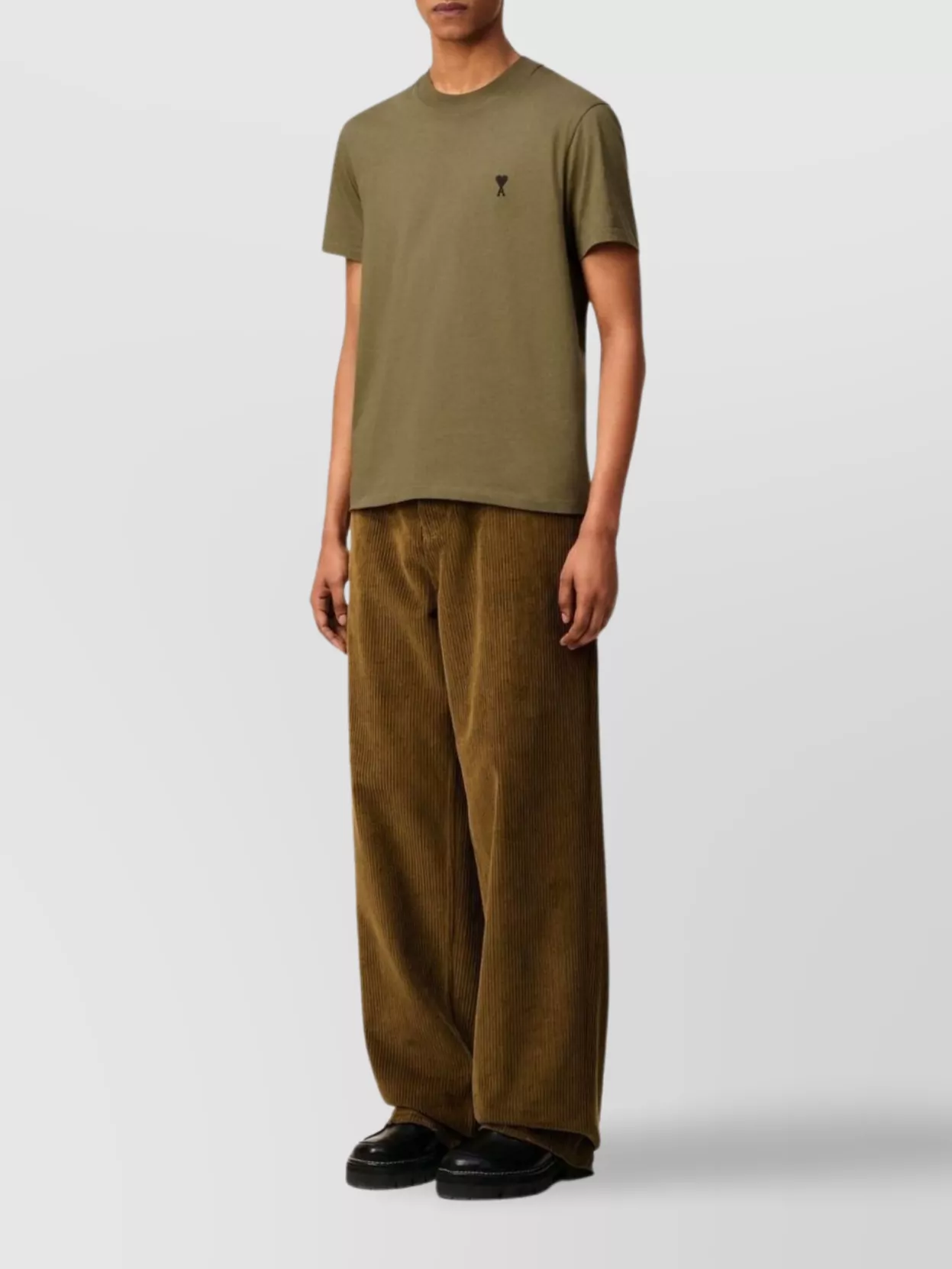 Ami Paris Crew Neck T-Shirt Short Sleeves