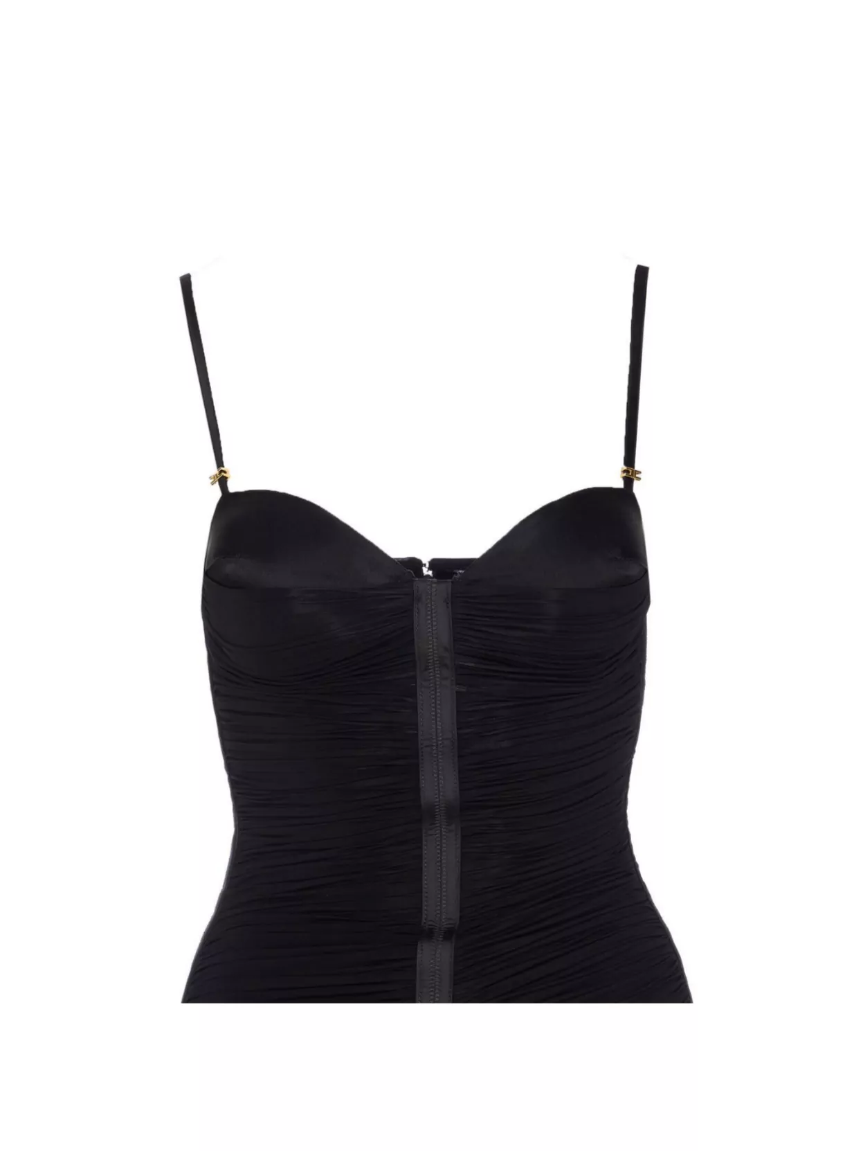 Elisabetta Franchi Strapless Dress Ruched Detailing